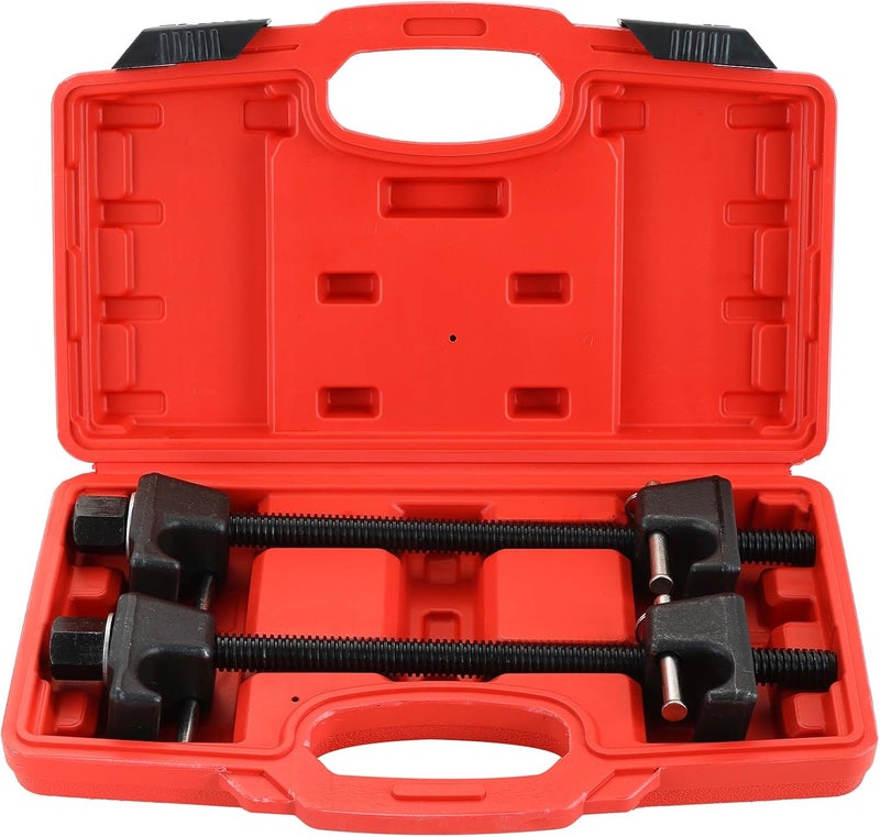 weyleity Macpherson Strut Spring Compressor Tool Kit | Heavy Duty Dual Coil Spring Compressor with Locking Pins, 13/16” Socket 1/2" Drive, 11.5" Range, Set of 2 for Suspension Work - Image 1